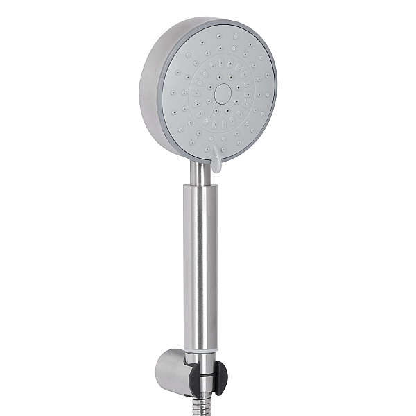 Смеситель для ванны Brinex Pure 005 с длинным поворотным изливом (с душевым гарнитуром) Nickel BRIPUR005NKL - Фото - 3