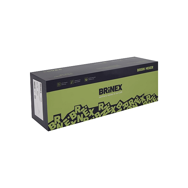 Смеситель для ванны Brinex Pure 005 с длинным поворотным изливом (с душевым гарнитуром) Nickel BRIPUR005NKL - Фото - 8