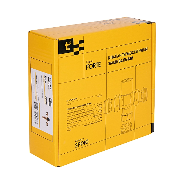 Змішувач термостатичний Thermo Alliance Forte 3/4" SF010W20 - Фото - 6