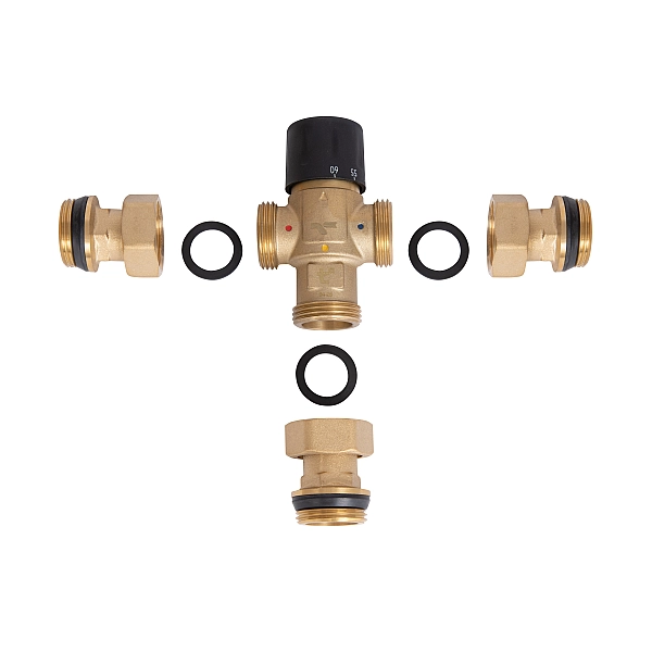 Змішувач термостатичний Thermo Alliance Forte 1" SF010W25 - Фото - 5