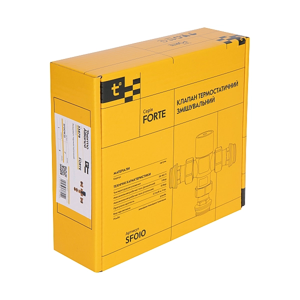 Змішувач термостатичний Thermo Alliance Forte 1" SF010W25 - Фото - 6