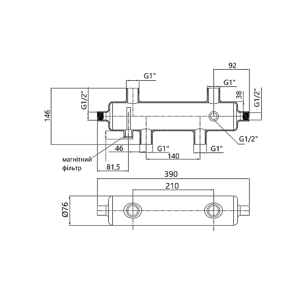 Гідрострілка Thermo Alliance Forte 1" 50 кВт SF29350 - Фото - 2