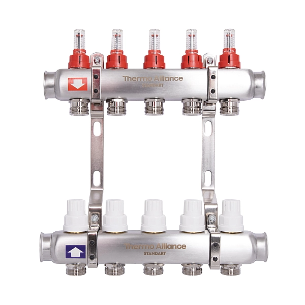 Колектор з витратомірами Thermo Alliance Standart 1" 5 виходи SD0045
