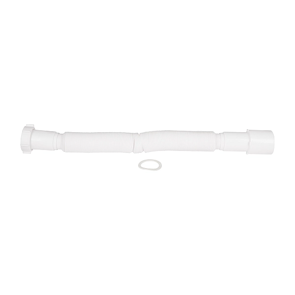 Гнучка труба Lidz (WHI) 60 01 G002 01 з накидною гайкою 1 1/2" довжина 1200 мм - Фото - 3