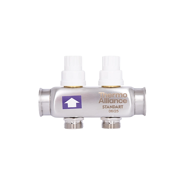 Колектор з витратомірами Thermo Alliance Standart 1" 2 виходи SD0042 - Фото - 5