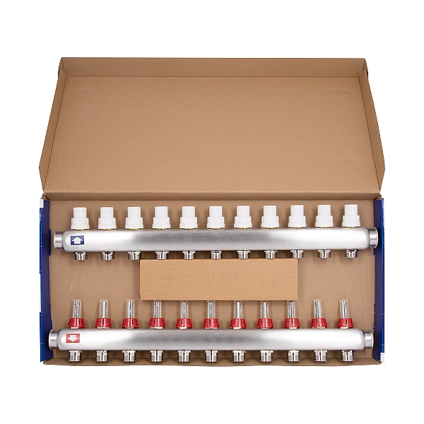 Колектор з витратомірами Thermo Alliance Standart 1" 11 виходів SD00411 - Фото - 7