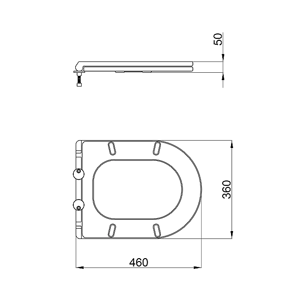 Сидіння для унітаза Qtap (Robin, Scorpio) з мікроліфтом Slim QT99HY2049W - Фото - 2