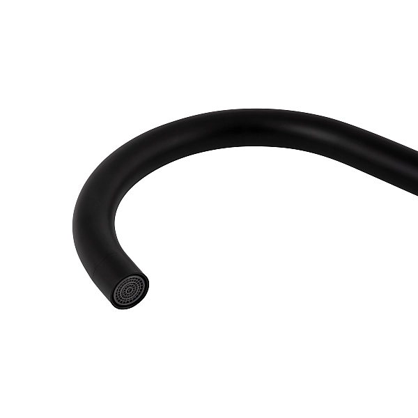Смеситель для кухни Brinex Pure 015F U-образный  Black Matt BRIPUR015FBLM - Фото - 3