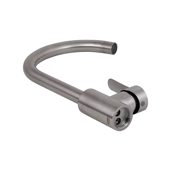 Змішувач для кухні U-образний Brinex Pure 015F U-образний  Nickel BRIPUR015FNKL - Фото - 4