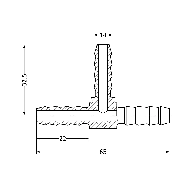 Трійник Thermo Alliance Standart 14 SD41714 - Фото - 2