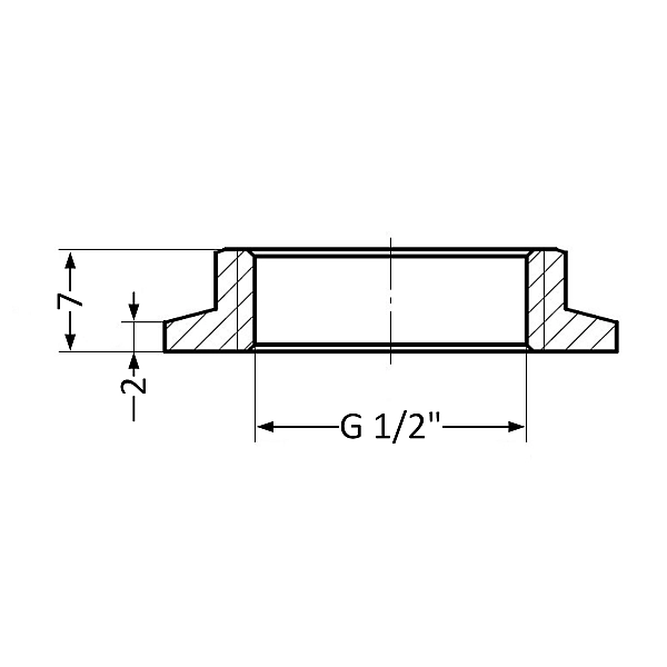 Контргайка-шайба Thermo Alliance Standart 1/2" SD40615 - Фото - 2