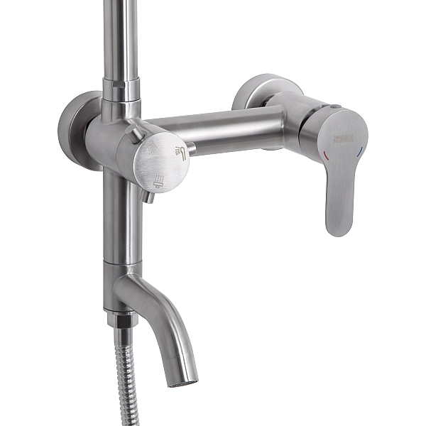 Душова система універсальна Brinex Pure 1030 на 3 споживача  Nickel BRIPUR1030NKL - Фото - 3