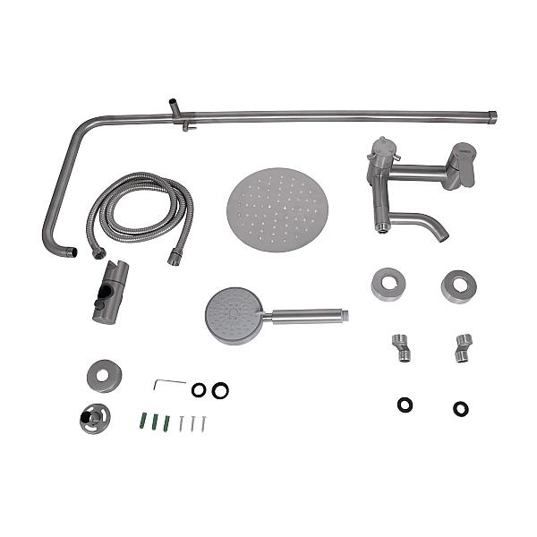 Душова система універсальна Brinex Pure 1030 на 3 споживача  Nickel BRIPUR1030NKL - Фото - 9