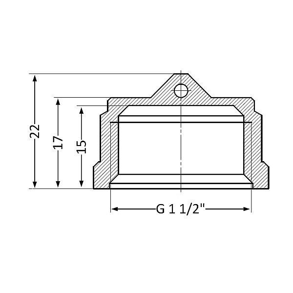 Заглушка Thermo Alliance Standart 1 1/2" ВР SD40240 - Фото - 2