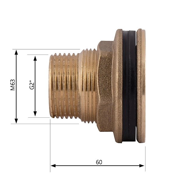 Врізка Thermo Alliance Standart 2" в бак SD40050 - Фото - 2