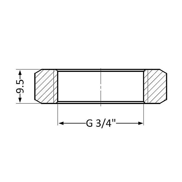 Контргайка Thermo Alliance Standart 3/4" SD40120 - Фото - 2