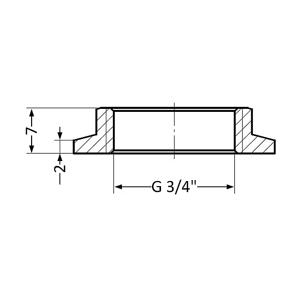 Контргайка-шайба Thermo Alliance Standart 3/4" SD40620 - Фото - 2