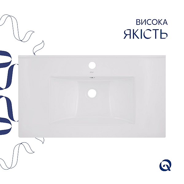 Раковина Qtap Albatross  820х460х180 White QT01113080CW1 - Фото - 4