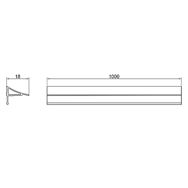 Декоративна планка для піддона та ванни Qtap Water cover WHI60101803 - Фото - 2
