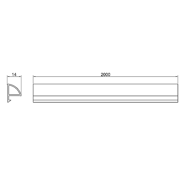 Декоративна планка для піддона та ванни Qtap Water cover WHI60201401 - Фото - 2