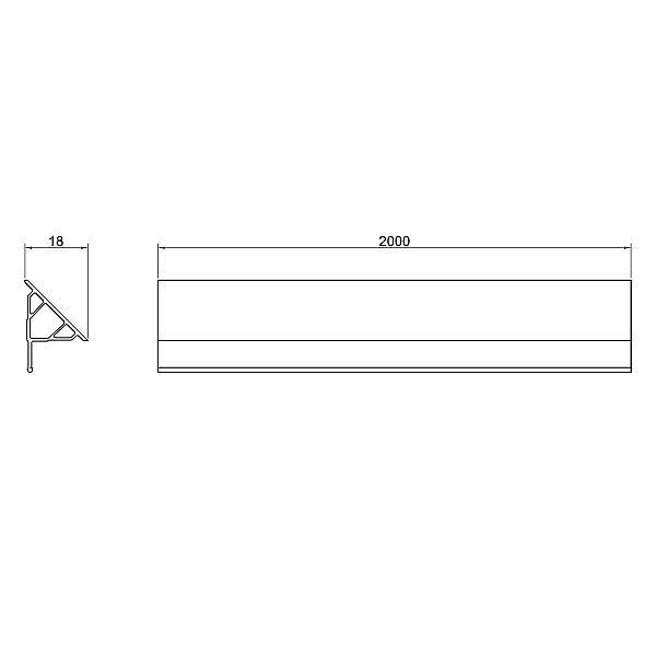 Декоративна планка для піддона та ванни Qtap Water cover WHI60201802 - Фото - 2