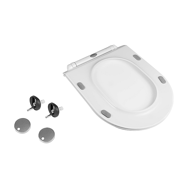 Сидіння для унітаза Qtap Presto з мікроліфтом Slim QT26991217AW - Фото - 6