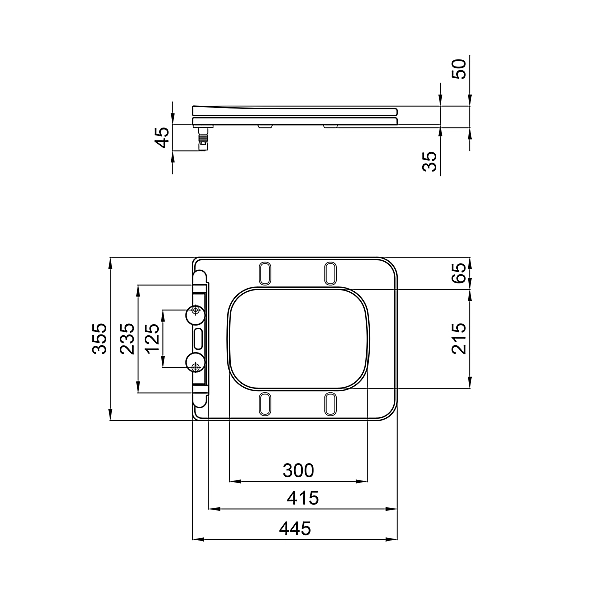 Сидіння для унітаза Qtap Kalao з мікроліфтом Slim QT08991213AW - Фото - 2