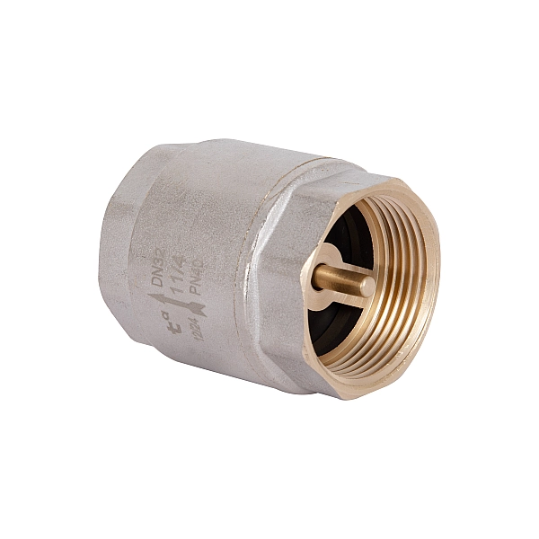 Обратный клапан Thermo Alliance Standart 1 1/4"ВВ с латунным штоком TAS240W32 - Фото - 4