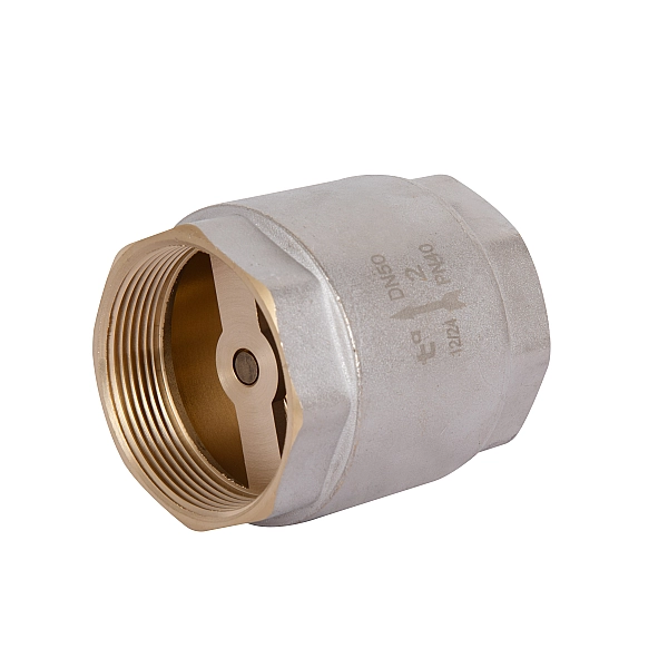 Обратный клапан Thermo Alliance Standart 2"ВВ с латунным штоком TAS240W50 - Фото - 3