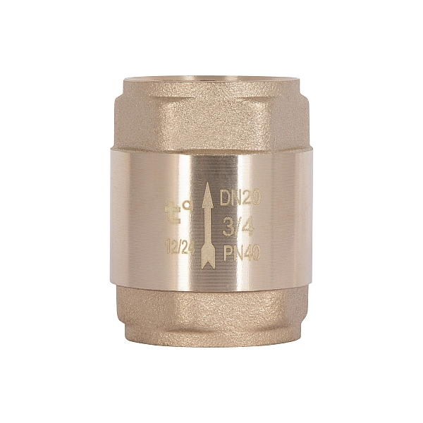 Зворотний клапан Thermo Alliance Base 3/4"ВВ Slim із латунним штоком TAB240W20S