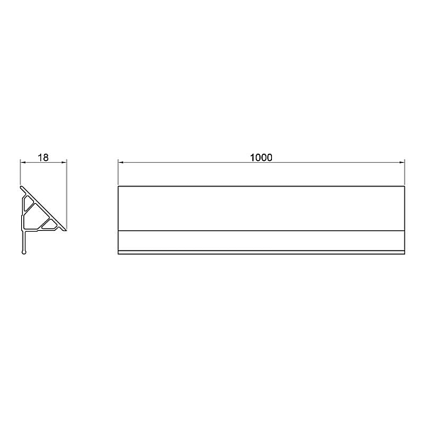 Набір декоративні планки для піддону та ванни (2x1м) + 2 ковпачки Qtap WCS021 - Фото - 2