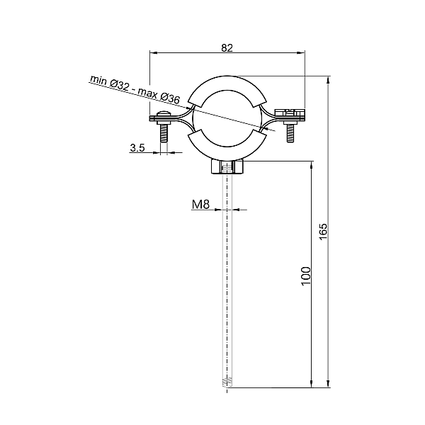 Хомут Thermo Alliance Forte 1" (D32-36 мм) SF10025 - Фото - 2