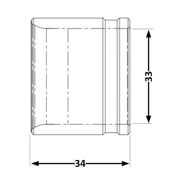 Гільза натяжна Icma №1031 d32х4,4 851031GY08 - Фото - 2