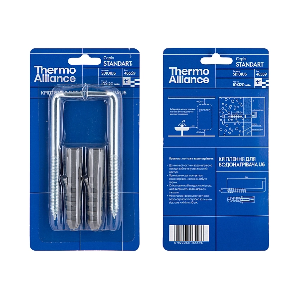 Thermo Alliance Кріплення для водонагрівача U6 10х120 мм SD101U6 - Фото - 2