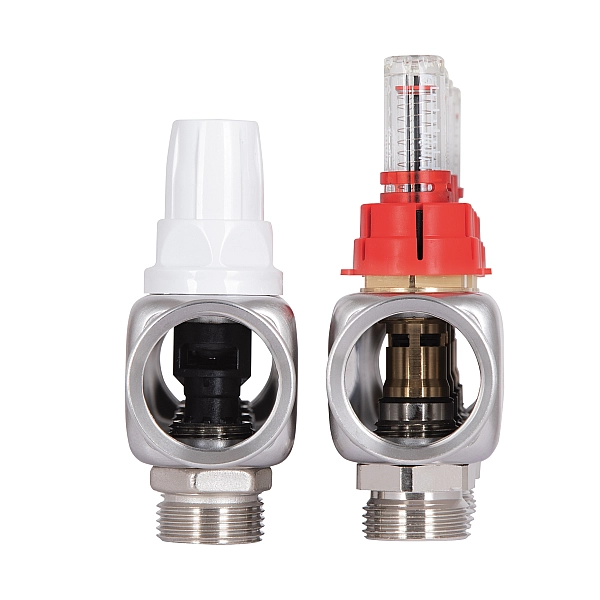 Колектор із витратомірами (нерж.) 1"х4 Icma № К073 - Фото - 6