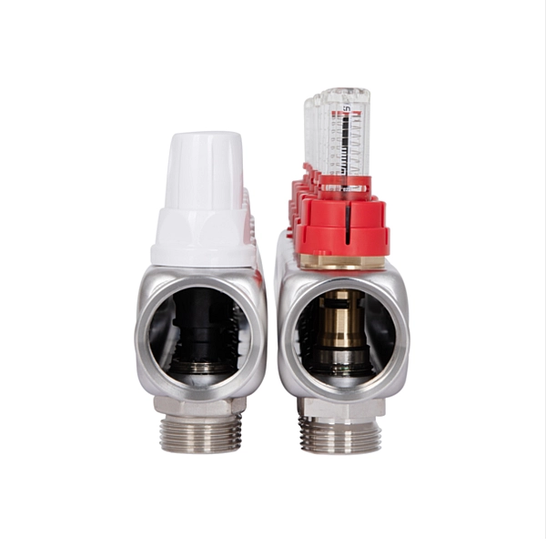 Колектор з витратомірами (нерж.) 1" х6 Icma № К073 - Фото - 6