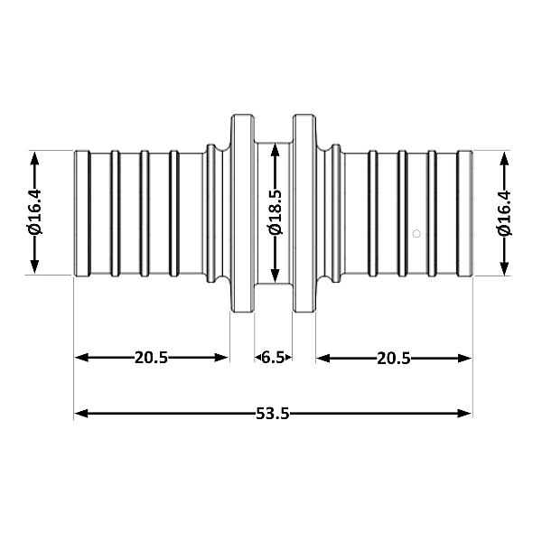 Перехідник під натяжну гільзу Icma №1032 d20х2,8 851032GW05 - Фото - 2
