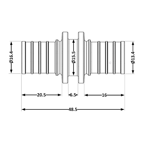 Переходних под натяжную гильзу Icma №1032 d16х2,2-20х2,8 851032GWBO05 - Фото - 2