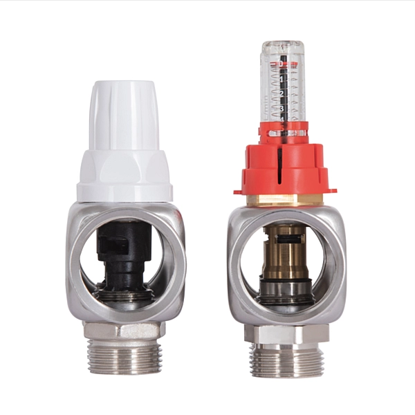 Колектор Icma № К073 з витратомірами (нерж.) 1" х 3/4" на 2 виходи - Фото - 5