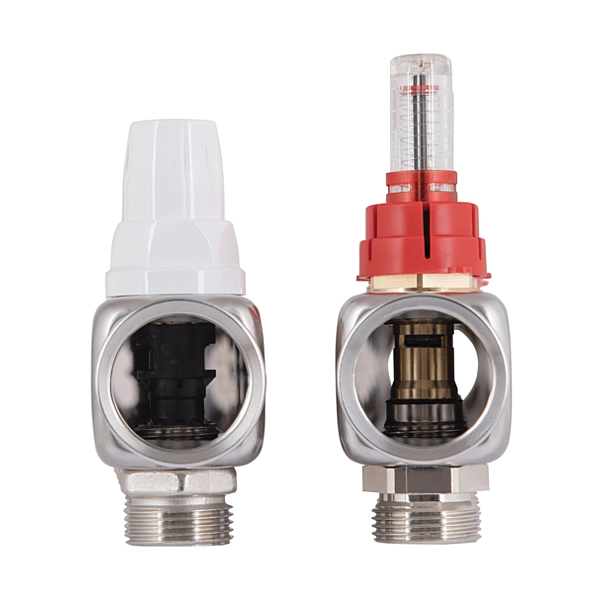 Колектор Icma № К073 з витратомірами (нерж.) 1" х 3/4" на 2 виходів - Фото - 6