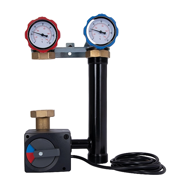 Насосна група Icma №R001 1 1/2"x1" підключення ліворуч, без насоса 93R001AFS53SC - Фото - 3