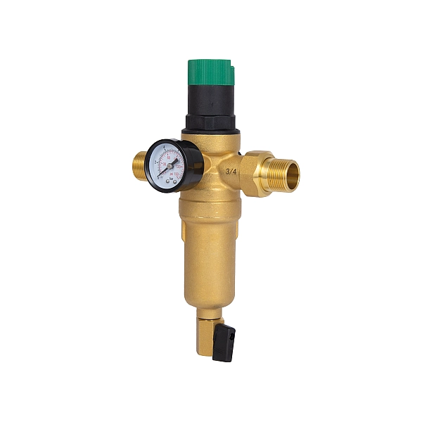 Фильтр самопромывной Thermo Alliance Forte 3/4" с редуктором для горячей воды SF128W20H - Фото - 3