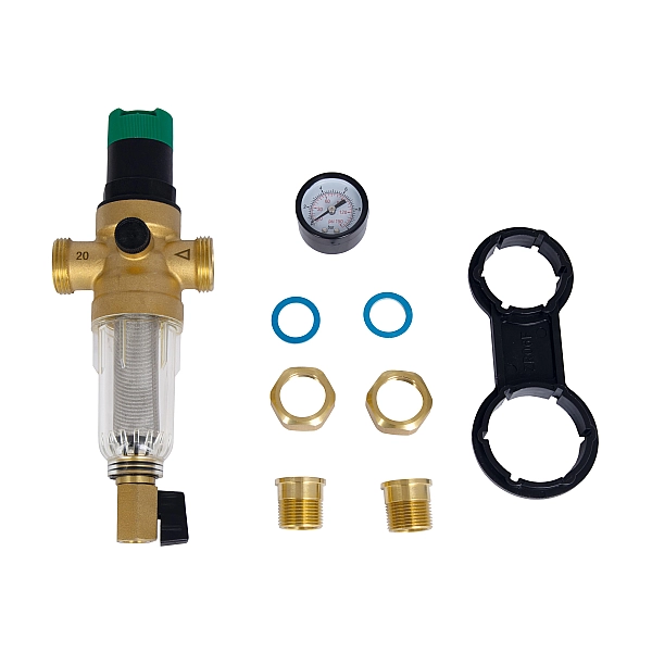 Фильтр самопромывной Thermo Alliance Forte 3/4" с редуктором для холодной воды SF128W20C - Фото - 6