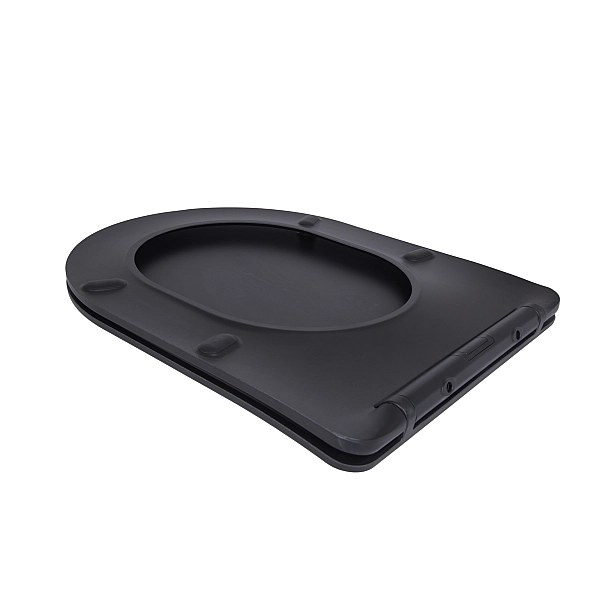 Сидіння для унітаза (Robin 660, Scorpio 520,660) 460x362x50 мм, Matt Black, з мікроліфтом, Slim Duroplast, Quick Release QTSC179MB47352 Qtap - Фото - 4