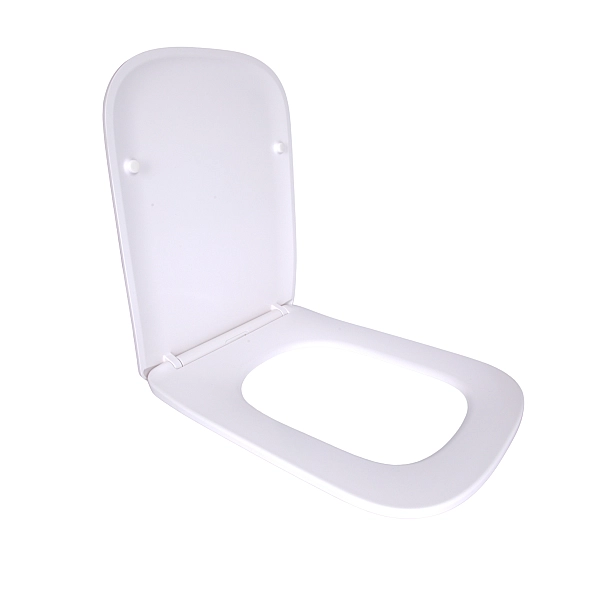 Сидіння для унітаза (Tern 490,520,610) 435x344x50 мм, White, з мікроліфтом, Slim Duroplast, Quick Release QTSC179W47353 Qtap - Фото - 3