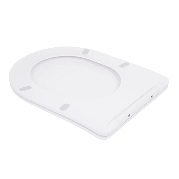 Сидіння для унітаза  (Robin 520,660, Scorpio 520,660) 460x362x50 мм, White, з мікроліфтом, Slim Duroplast, Quick Release QTSC179W47351 Qtap - Фото - 4