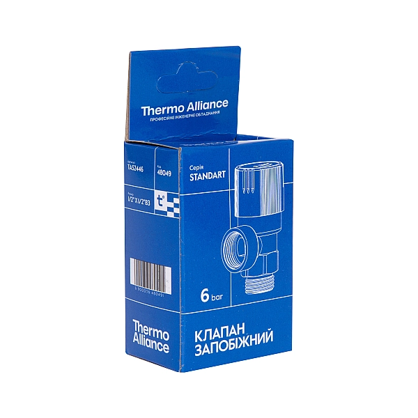 Предохранительный клапан Thermo Alliance Standart 1/2"ВН 6 бар TAS2446 - Фото - 6