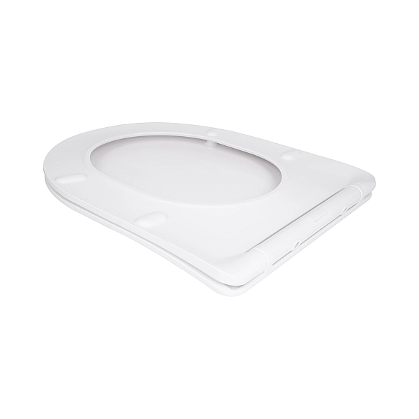 Сидіння для унітаза Qtap (Robin 490,610, Scorpio 490) з мікроліфтом Slim QTSC179W48675 - Фото - 3