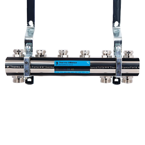 Комплект наклеек с термометром Standart  для коллектора (красная+синяя) TAS342RB Thermo Alliance - Фото - 5