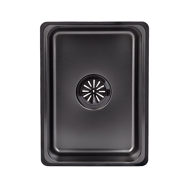 Lidz Handmade H7545B Мийка для кухні інтегрована Decor Black PVD Honeycomb 3,0/1,0 мм LDH7545BDECPVD48373 - Фото - 15